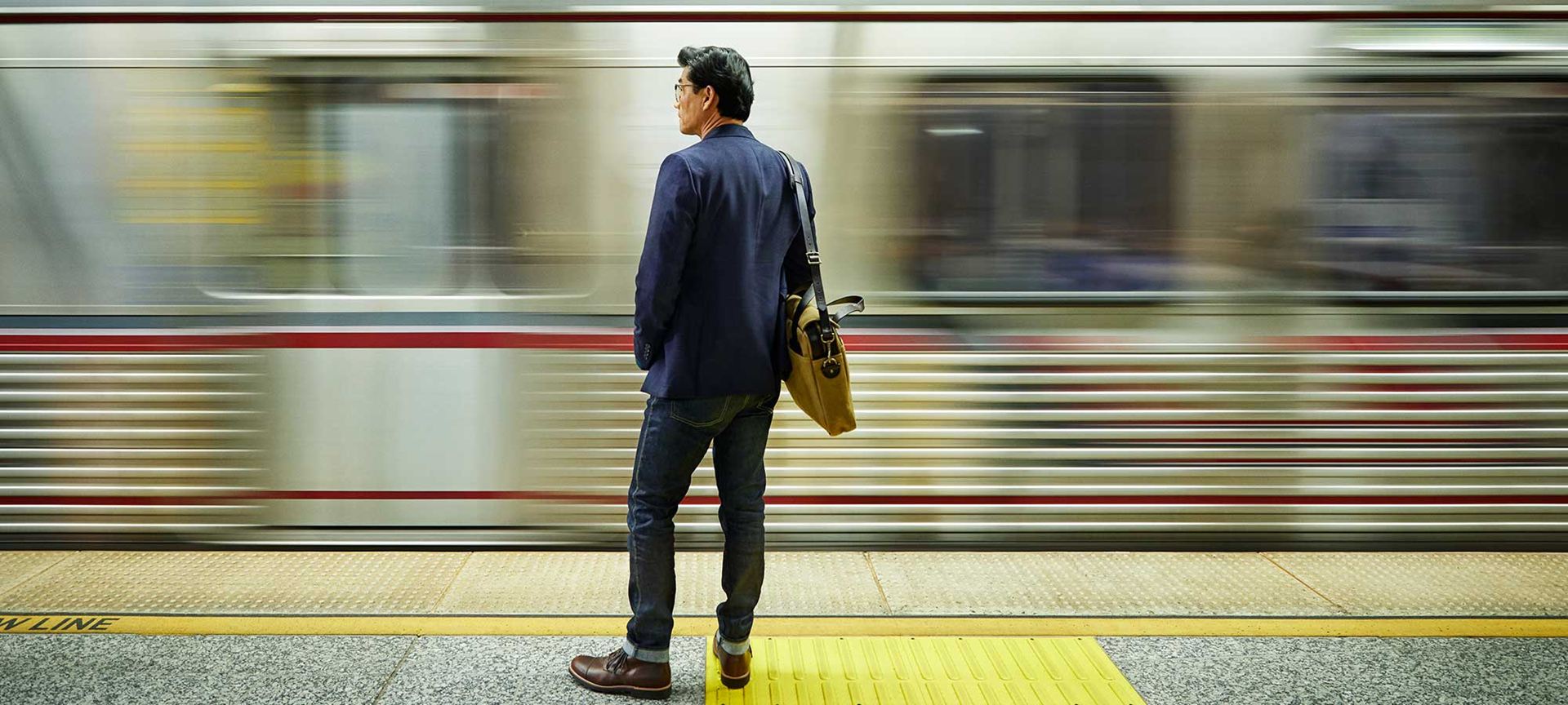 Man in the subway